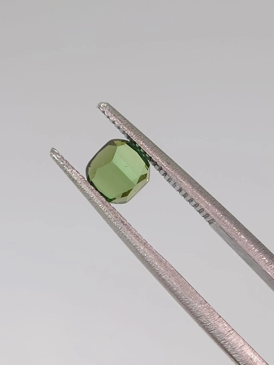 0.72ct Natural Green Tourmaline Cushion Cut Loose Gemstone from Afghanistan — view 4